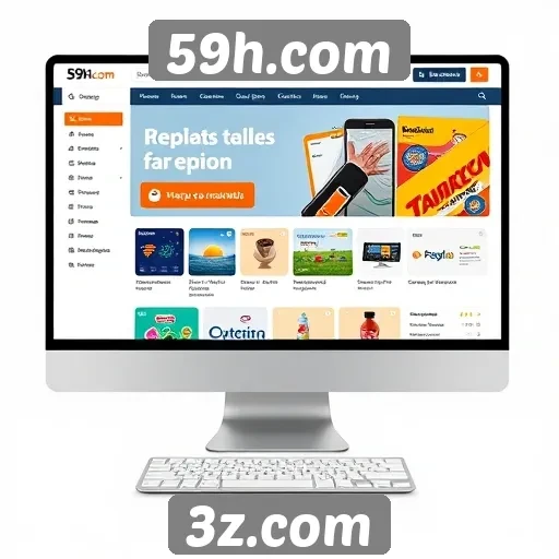 Interface do 59h.com é acessível e intuitiva