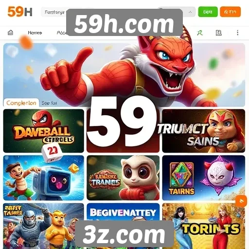 Jogos populares em 59h.com atraem novos usuários